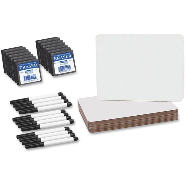 Flipside Dry Erase Board Set, 9-1/2"x12", 12/PK, White FLP21003 - main